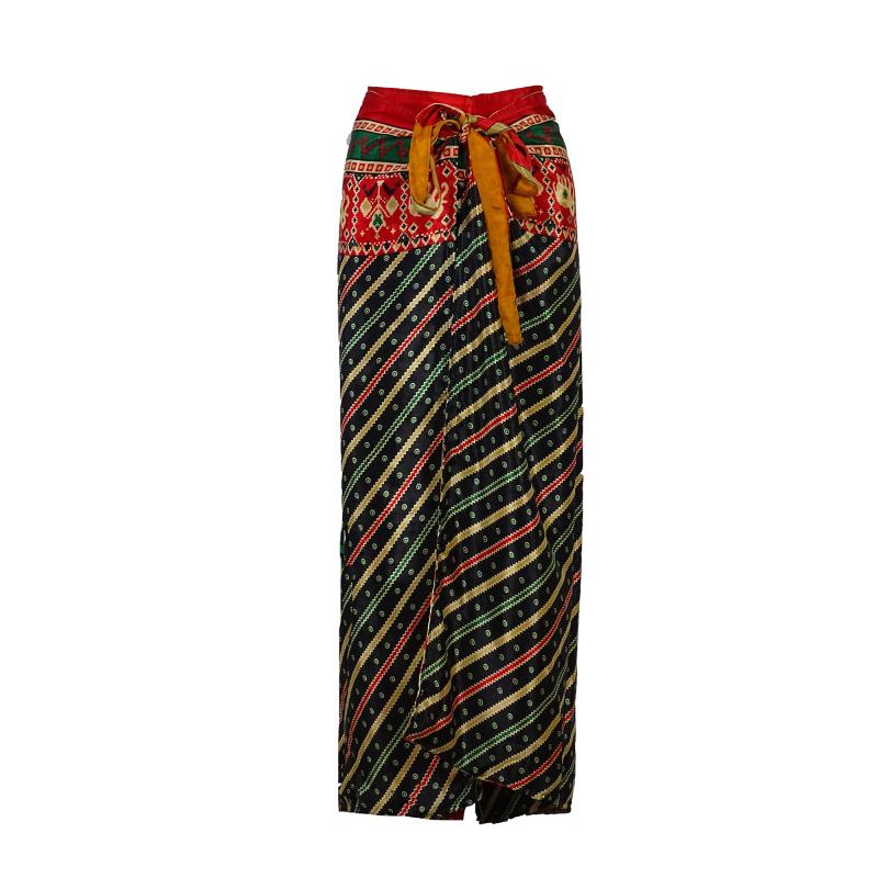 Wrap Pants Indian Colours Plus Size - 