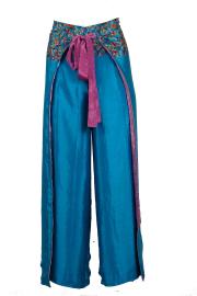 Wrap Pants Pink n' Blue