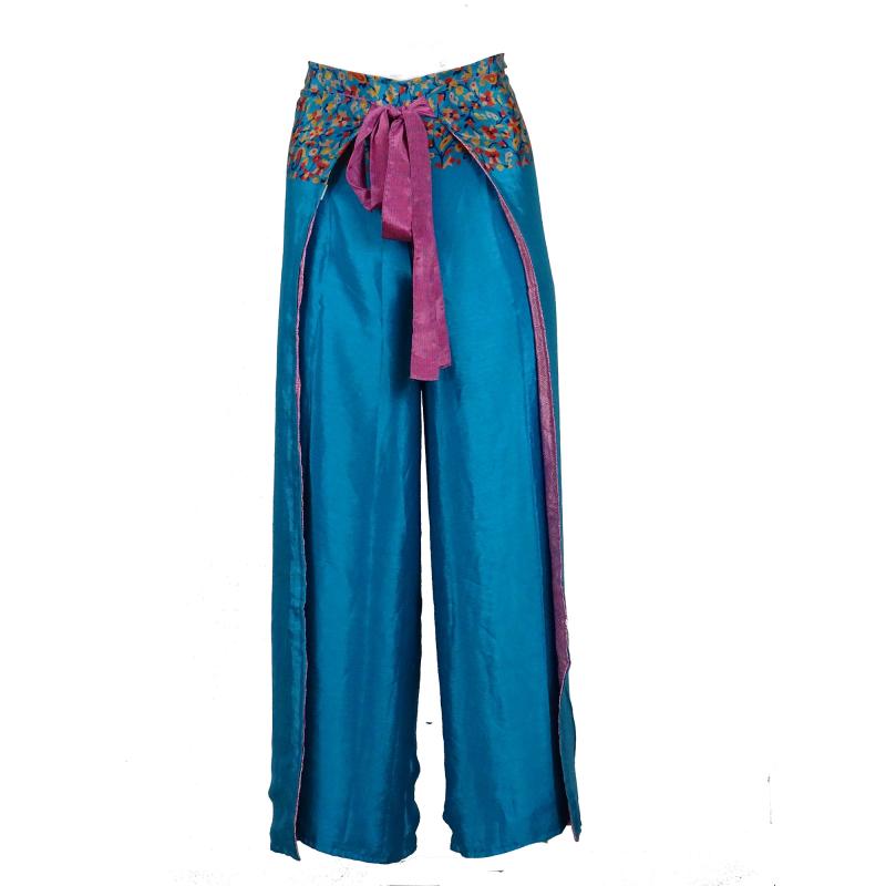 Wrap Pants Pink n' Blue - 