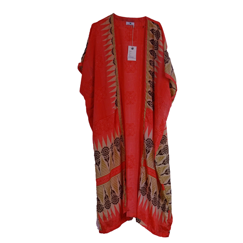 Billede af Chaya Kimono Throw Salmon Beige