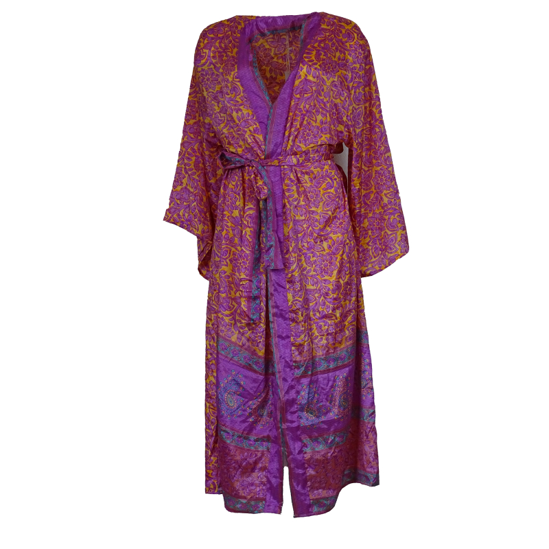 Billede af Boho Kimono Pink n´ Gold
