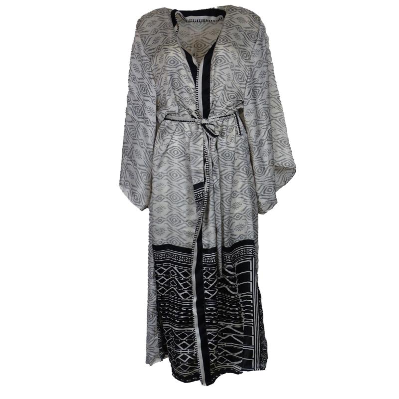 Boho Kimono Black n' White - 