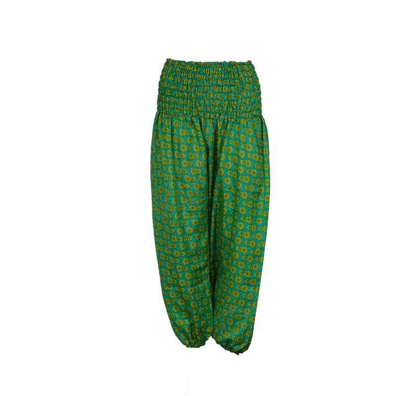 Billede af Haremsbukser Vintage Yellow n´ Green