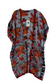 Indali Kort Kimono Flowers