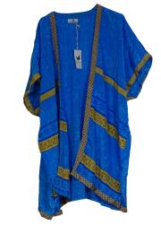 Indali Kort Kimono India Blue
