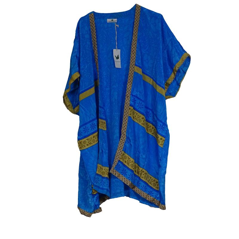 Indali Kort Kimono India Blue - 