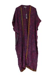 Chaya Kimono Throw Pink n' Grey