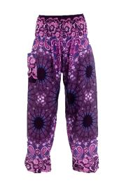 Thai Haremsbukser Mandala Purple