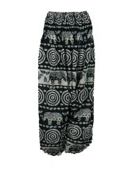 Thai Baggy Haremsbukser Elephant Green