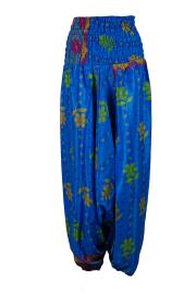 Haremsbukser Baggy India Blue 