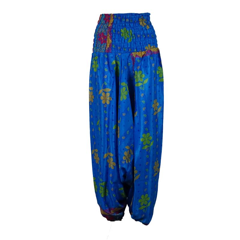 Haremsbukser Baggy India Blue  - 
