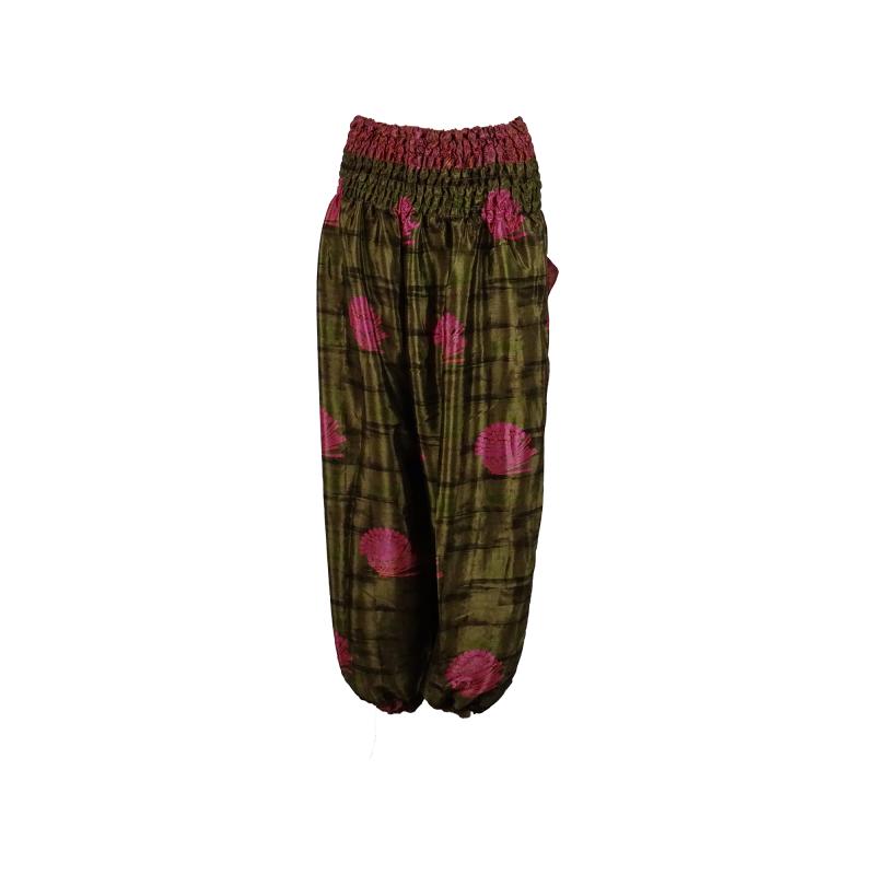 Haremsbukser Pocket Pink n' Brown - 