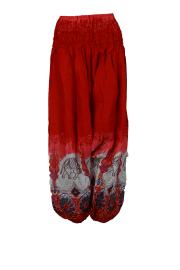 Thai Baggy Haremsbukser Red Elephant 