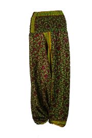 Haremsbukser Baggy Wine n' Green