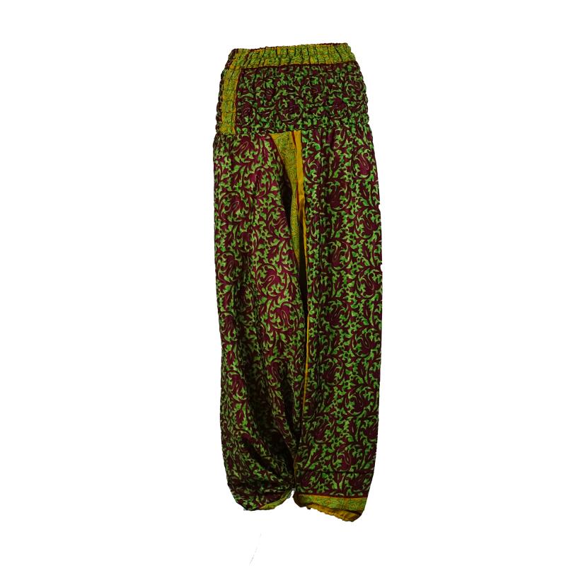 Haremsbukser Baggy Wine n' Green - 
