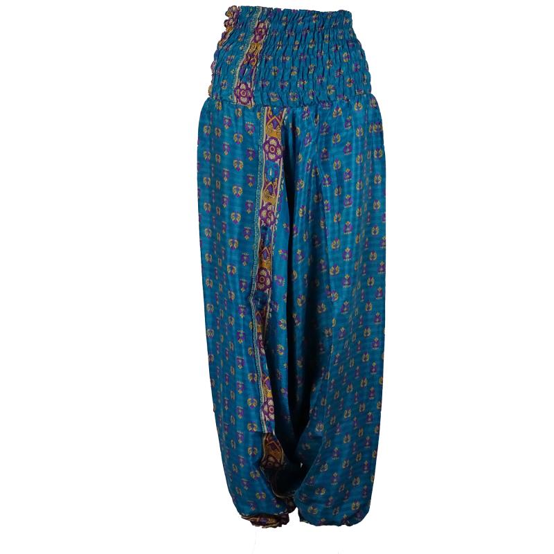 Haremsbukser Baggy Dark Turquoise  - 