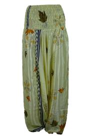 Haremsbukser Baggy Yellow Flowers
