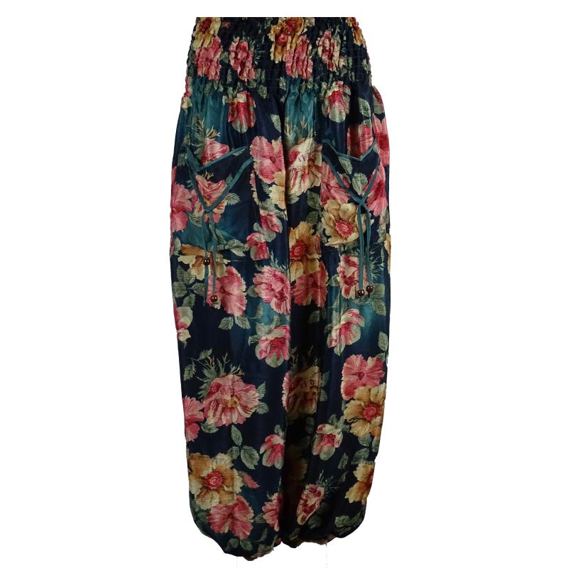Haremsbukser Pocket Floral  - 