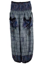 Haremsbukser Pocket Dusty Blue
