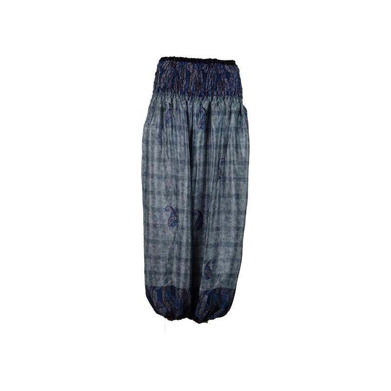 Haremsbukser Pocket Dusty Blue - 