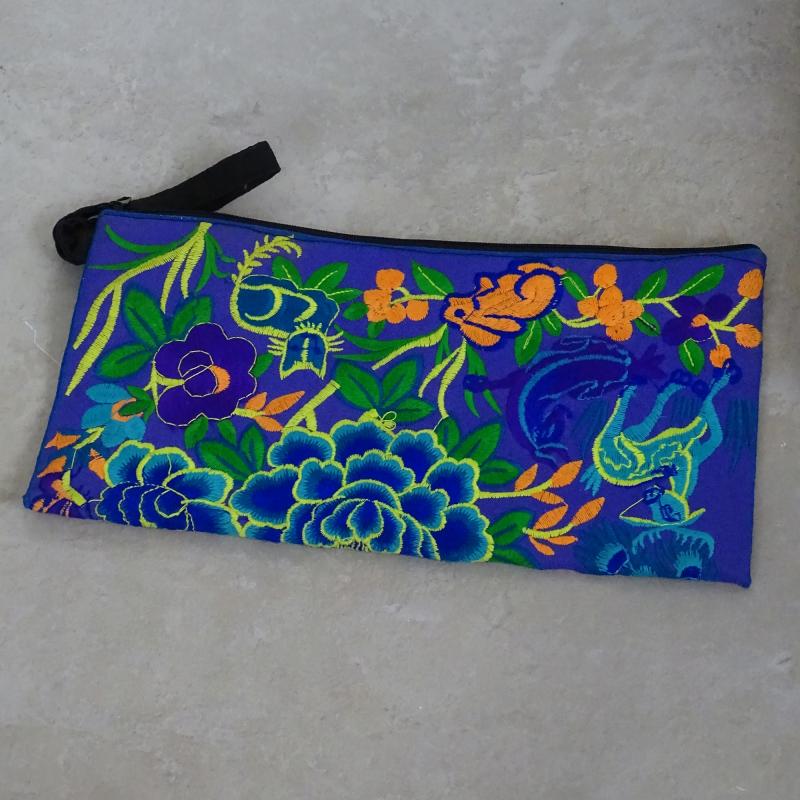 Hmong Hill Clutch Taske Lilla - 