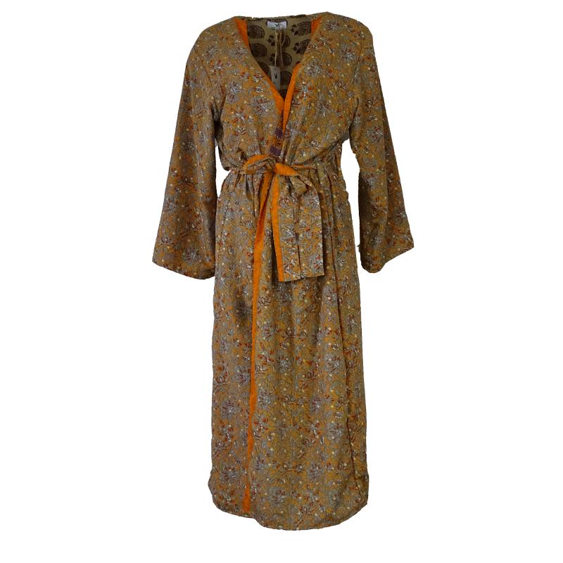 Vintage Kimono - Burnt Orange - 