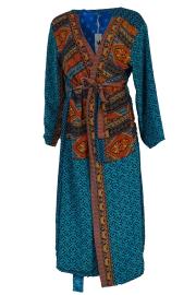 Vintage Kimono - Rust n' Blue
