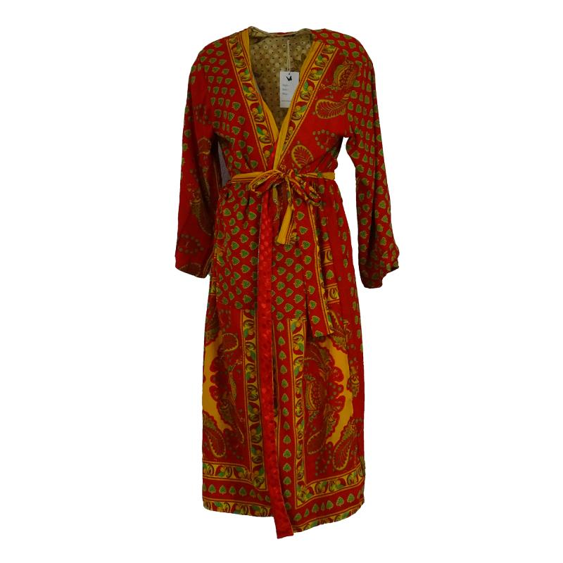 Vintage Kimono - India Red - 