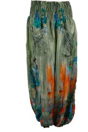 Haremsbukser Pocket Coral Green