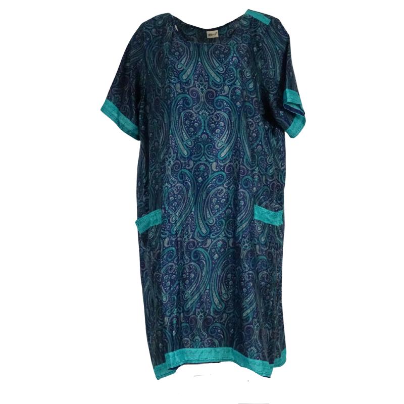 Nitara Oversized Tunika India Blue - 