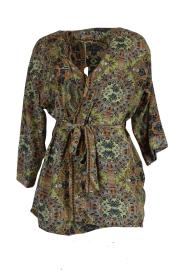 Kort Kimono Green