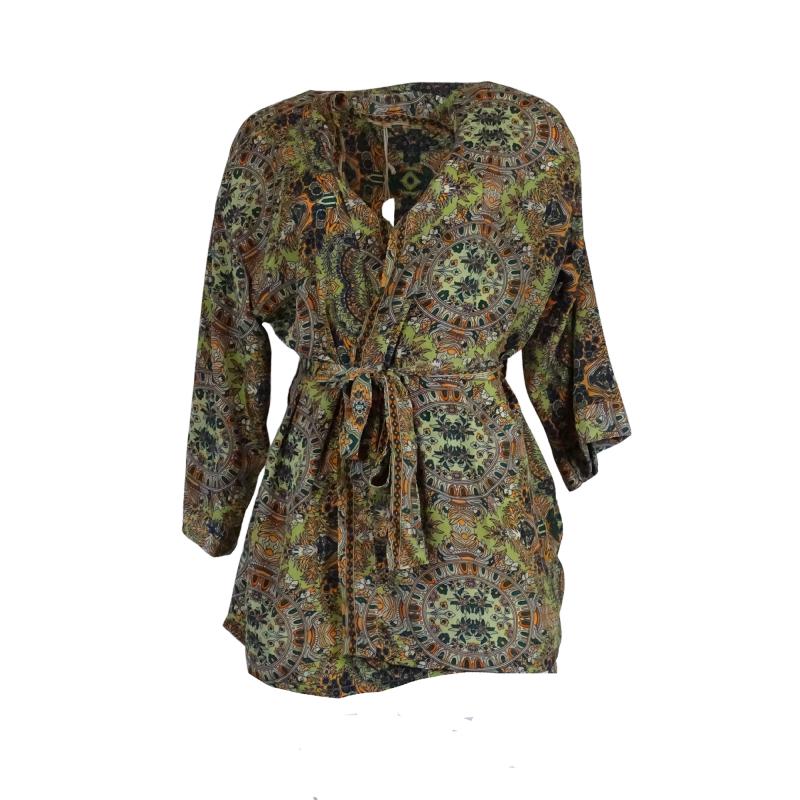 Kort Kimono Green - 