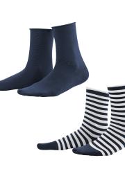 Alexis Strømper Navy 2-pak  