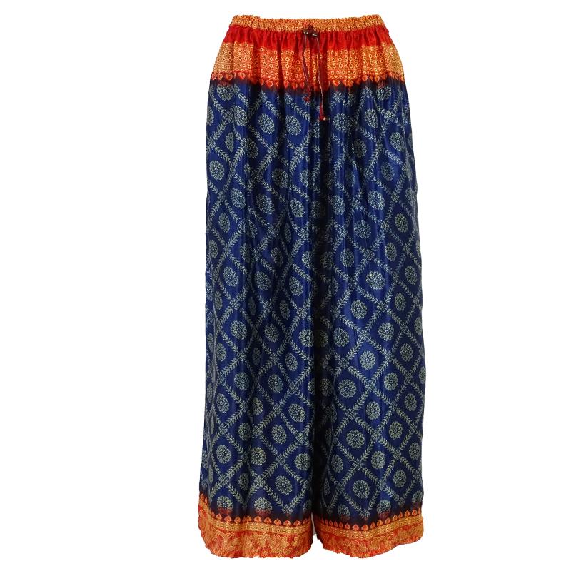 Boho Bukser med Vidde Blue n' Orange - 