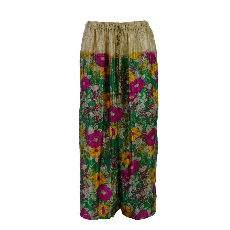 Boho Bukser med Vidde Floral