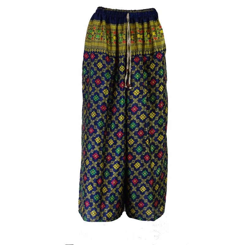 Boho Bukser med Vidde Navy Colours - 