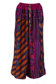 Boho Bukser med Vidde Fuchsia Gold
