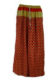 Boho Bukser med Vidde Floral Red