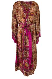 Boho Kimono Fuchsia Orange