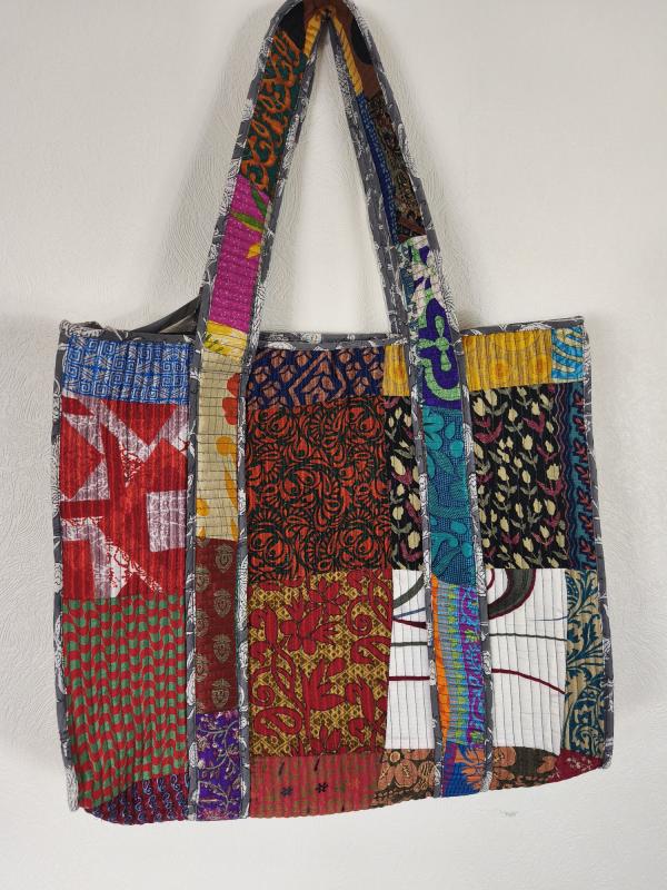 Shopper Taske Sari Patchwork - 