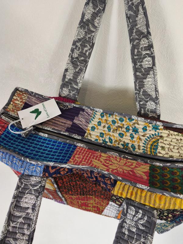 Shopper Taske Sari Patchwork - 