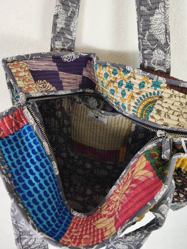 Shopper Taske Sari Patchwork - 