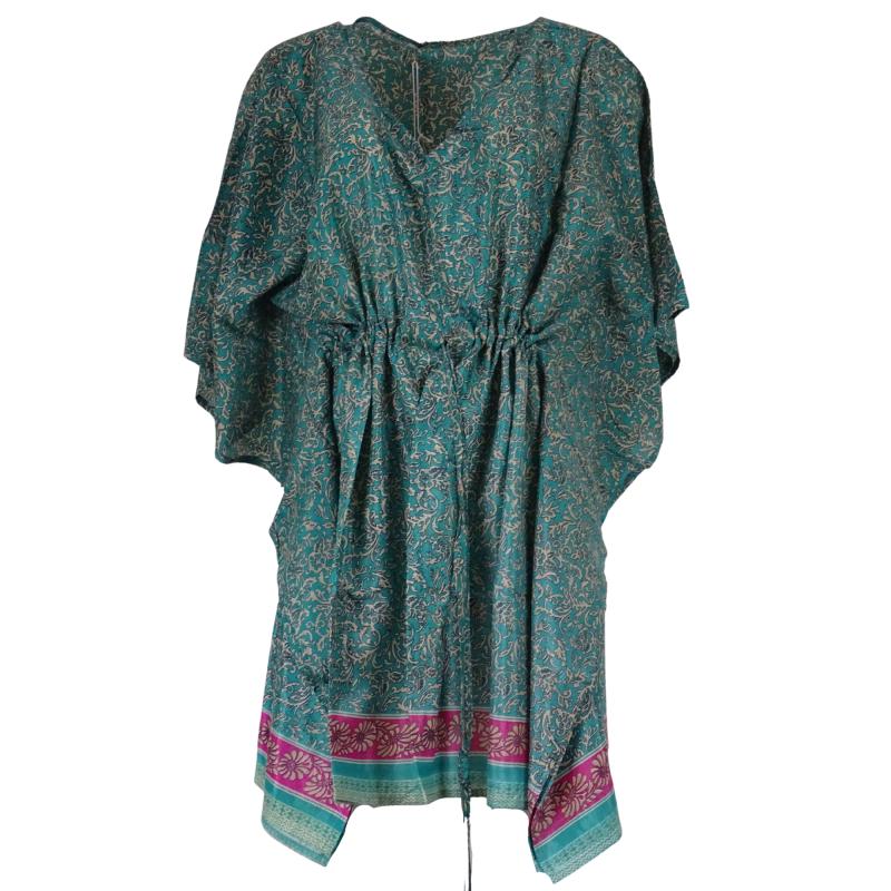 Kaftan Turquoise Rose - 