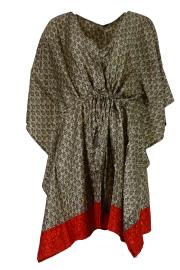 Kaftan Red n' Beige