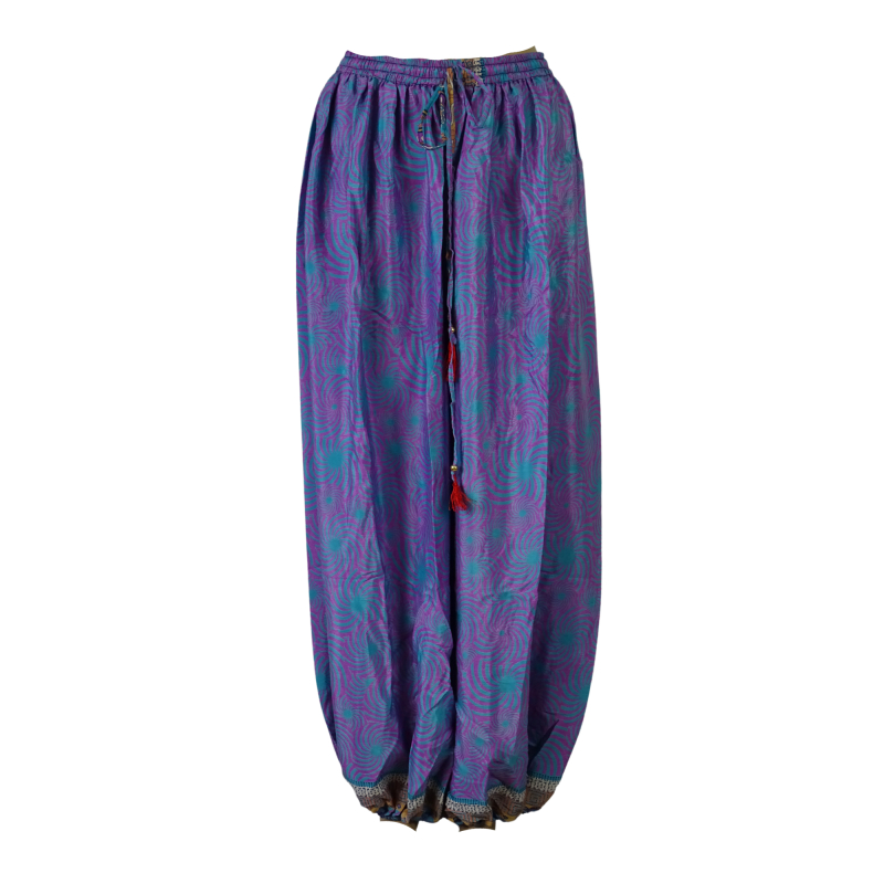 Boho Haremsbukser Classic Purple n´ Blue