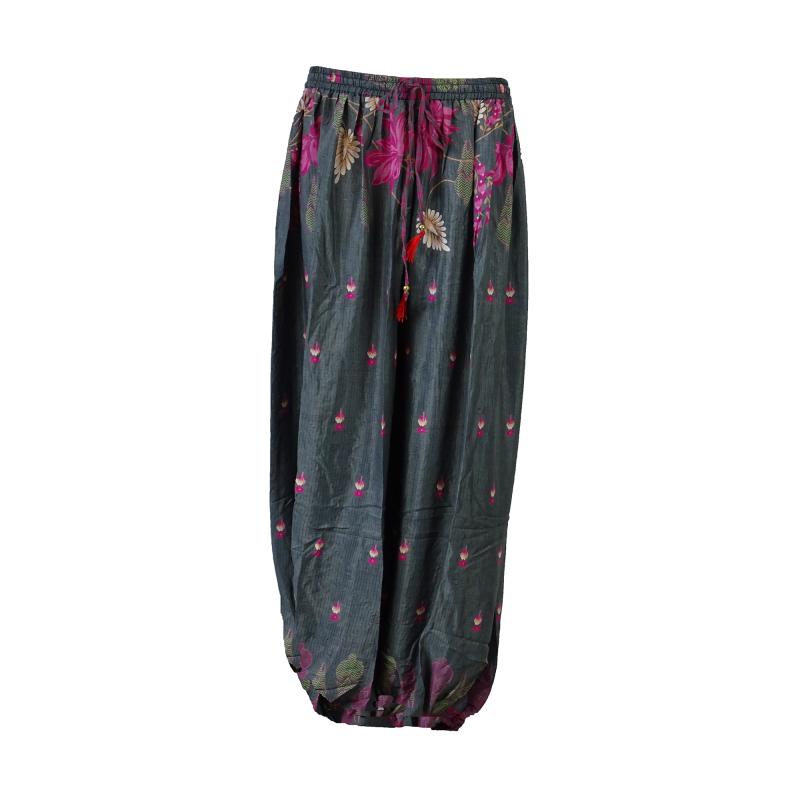 Boho Haremsbukser Classic Pink n' Grey - 
