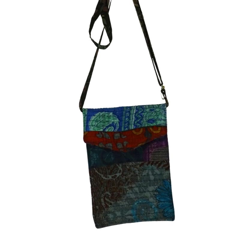 Mobiltaske - Saree - bemærk at de alle er forskellige da de er patchwork