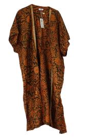 Chaya Kimono Throw Rusty Brown