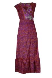 Audrey Wrap Kjole Pink