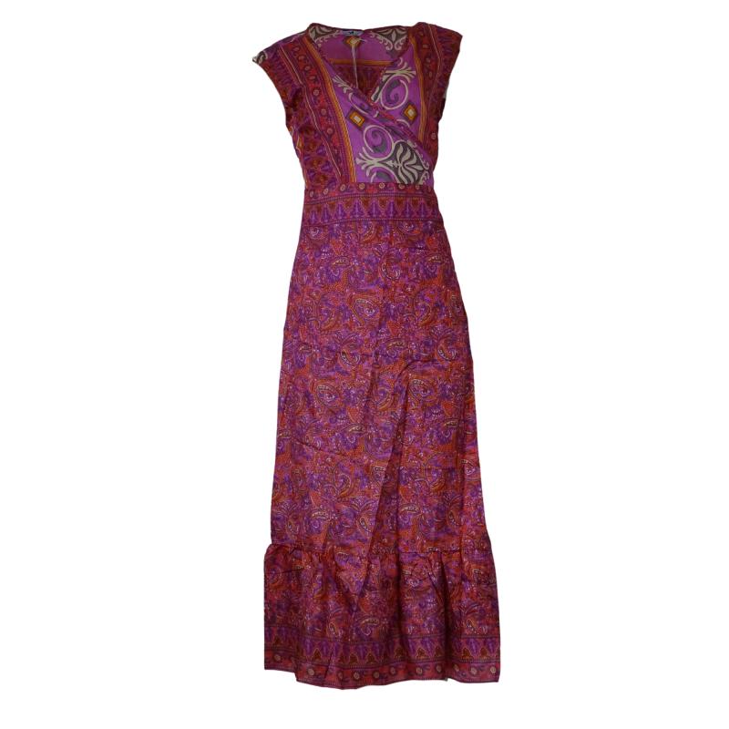 Audrey Wrap Kjole Pink - 